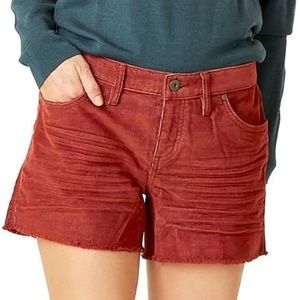 Carve Designs Oahu 4" Shorts "Cabernet" Rusty Red Size 10